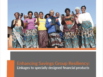 Enhancing Savings Group Resilience report cover